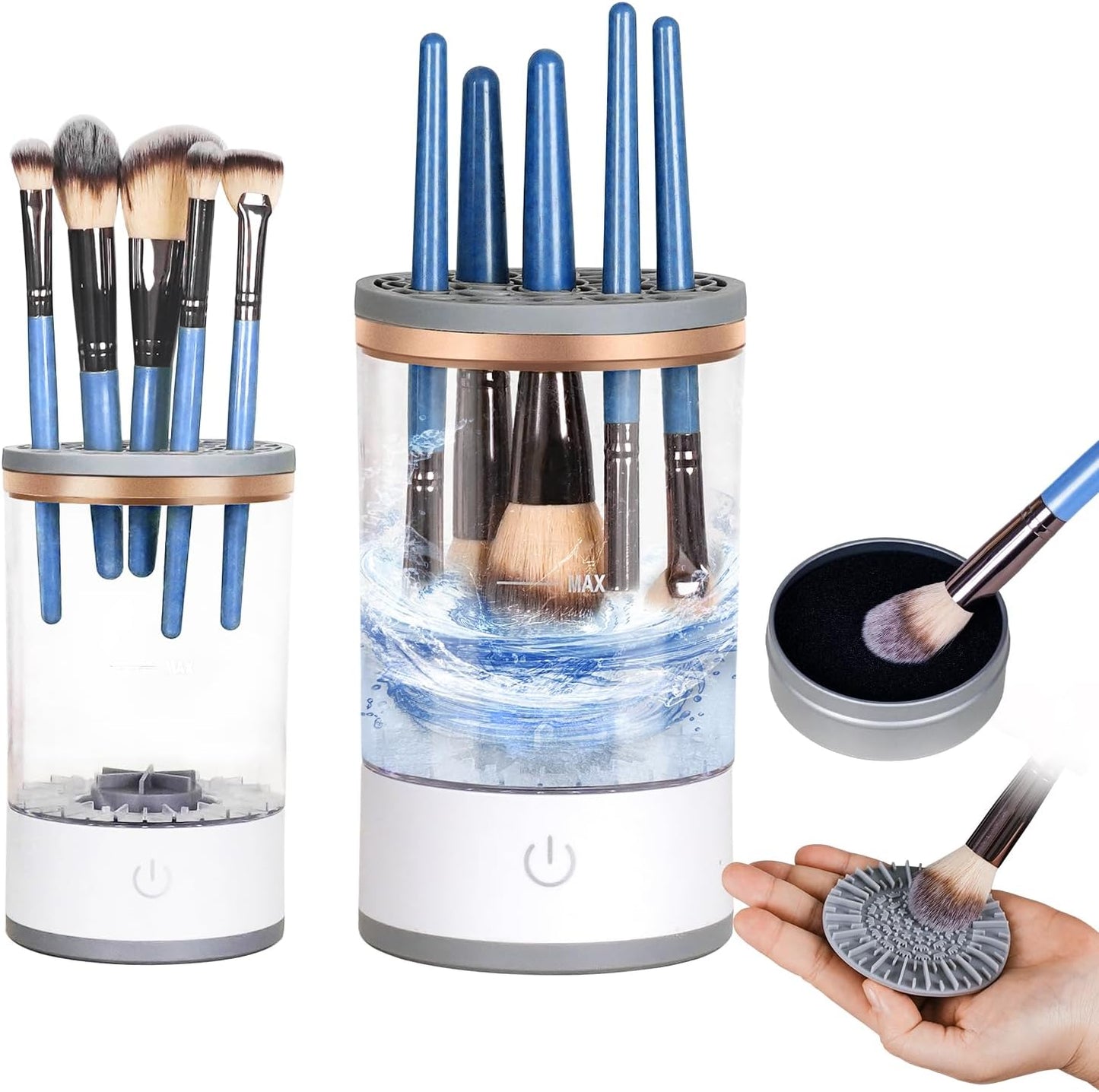Transforma tu rutina de maquillaje: brochas limpias en segundos
