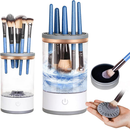 Transforma tu rutina de maquillaje: brochas limpias en segundos