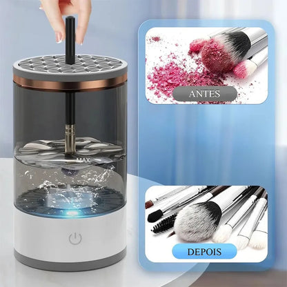 Transforma tu rutina de maquillaje: brochas limpias en segundos