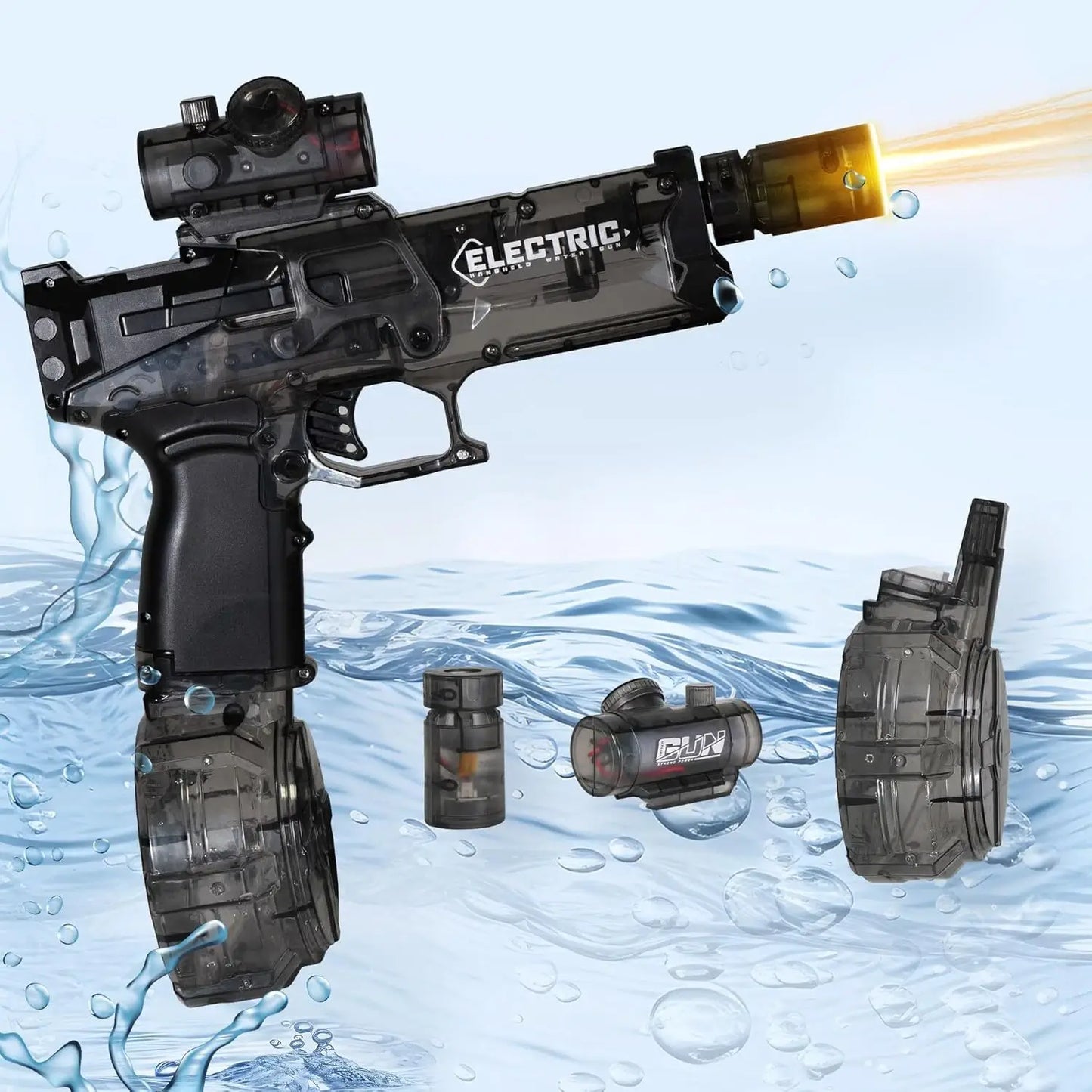 HydroBlaze X – Pistola de Agua LED de Alto Poder